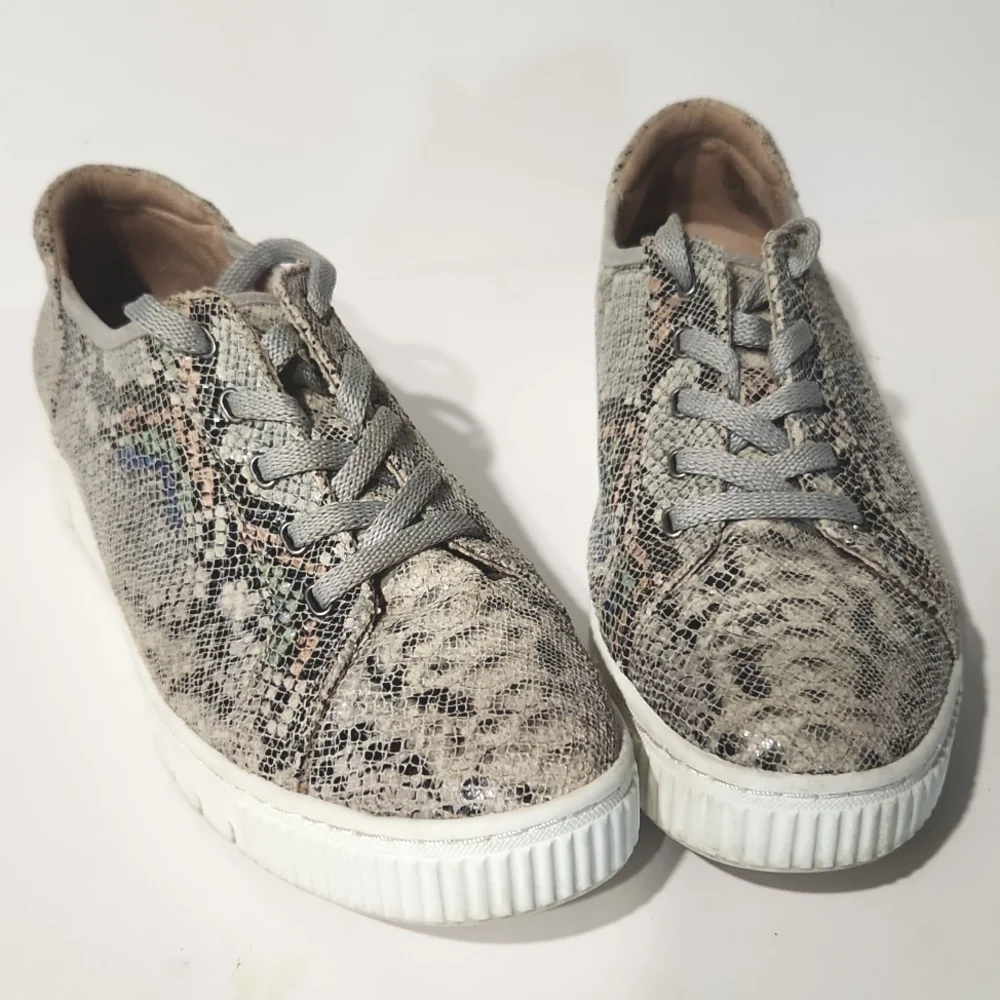 SOUL Naturalizer Python Topaz2 Oxford Shimmer Snakeskin Sneakers Size 9.5 - Picture 14 of 14